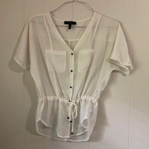 Jessica Simpson Sheer Tunic
